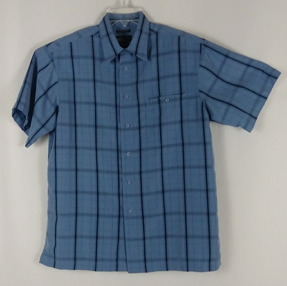 Marc edwards casual button shirt men's size L